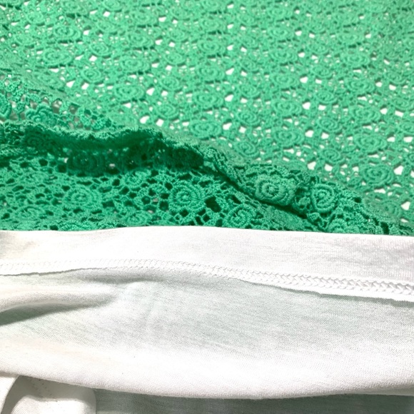 NWOT Silvian Heach Green Bodycon Crochet Sleeveless Dress Size XS - Picture 9 of 15